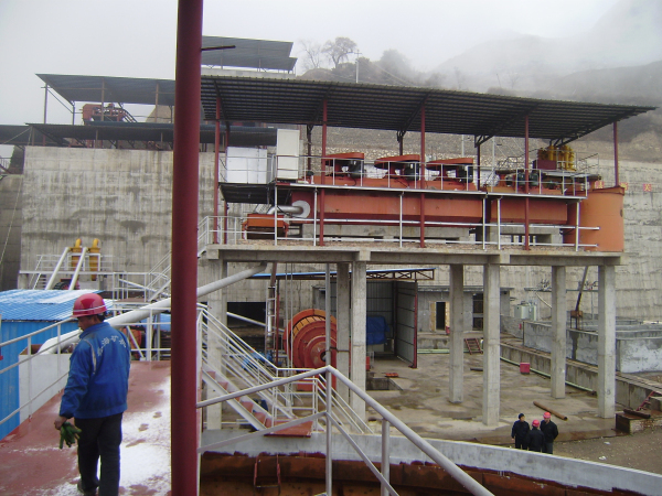 浮选机生产现场